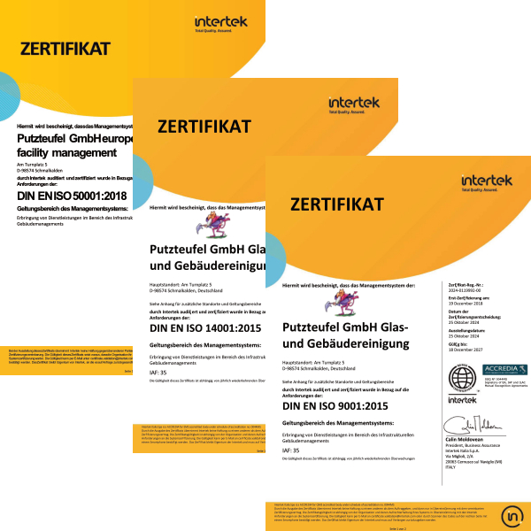 Rezertifizierung bis 2027